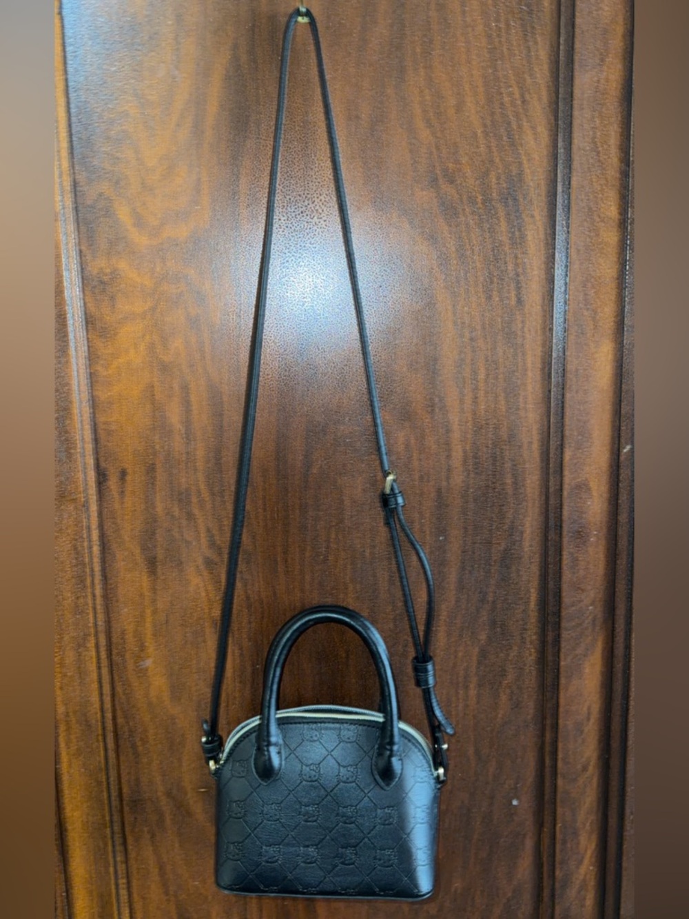 Hello Kitty x FOREVER22 Black Crossbody Satchel - Picture 4 of 5